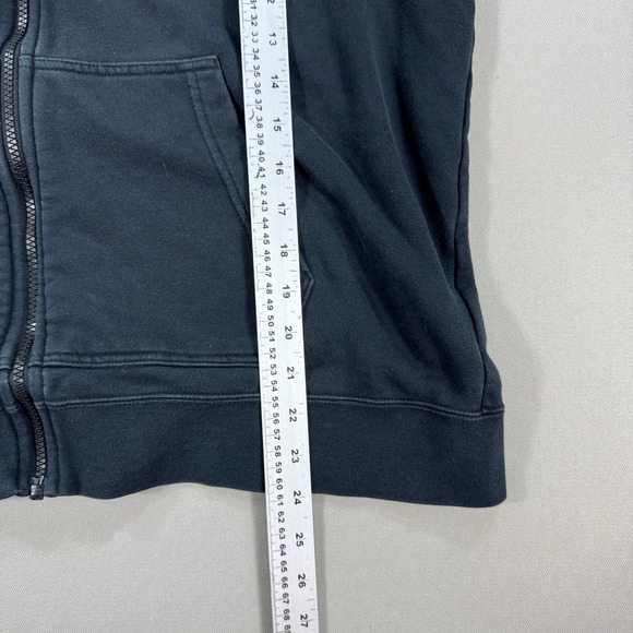 Nike Sportswear Hoodie Men's Large Black Sleeve Hits Full-Zip Fleece Logo - Picture 4 of 5